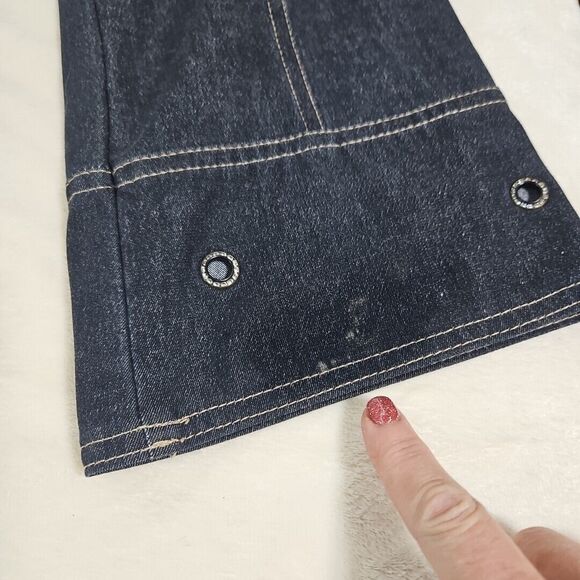 Dorabella Basic Chic Stretch Denim/Cotton Twill, Dark Blue Ankle, Rhinestone 44 - Picture 15 of 15